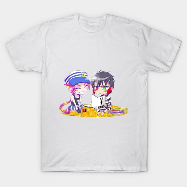 Jyugo and Uno T-Shirt by ScarletEricson